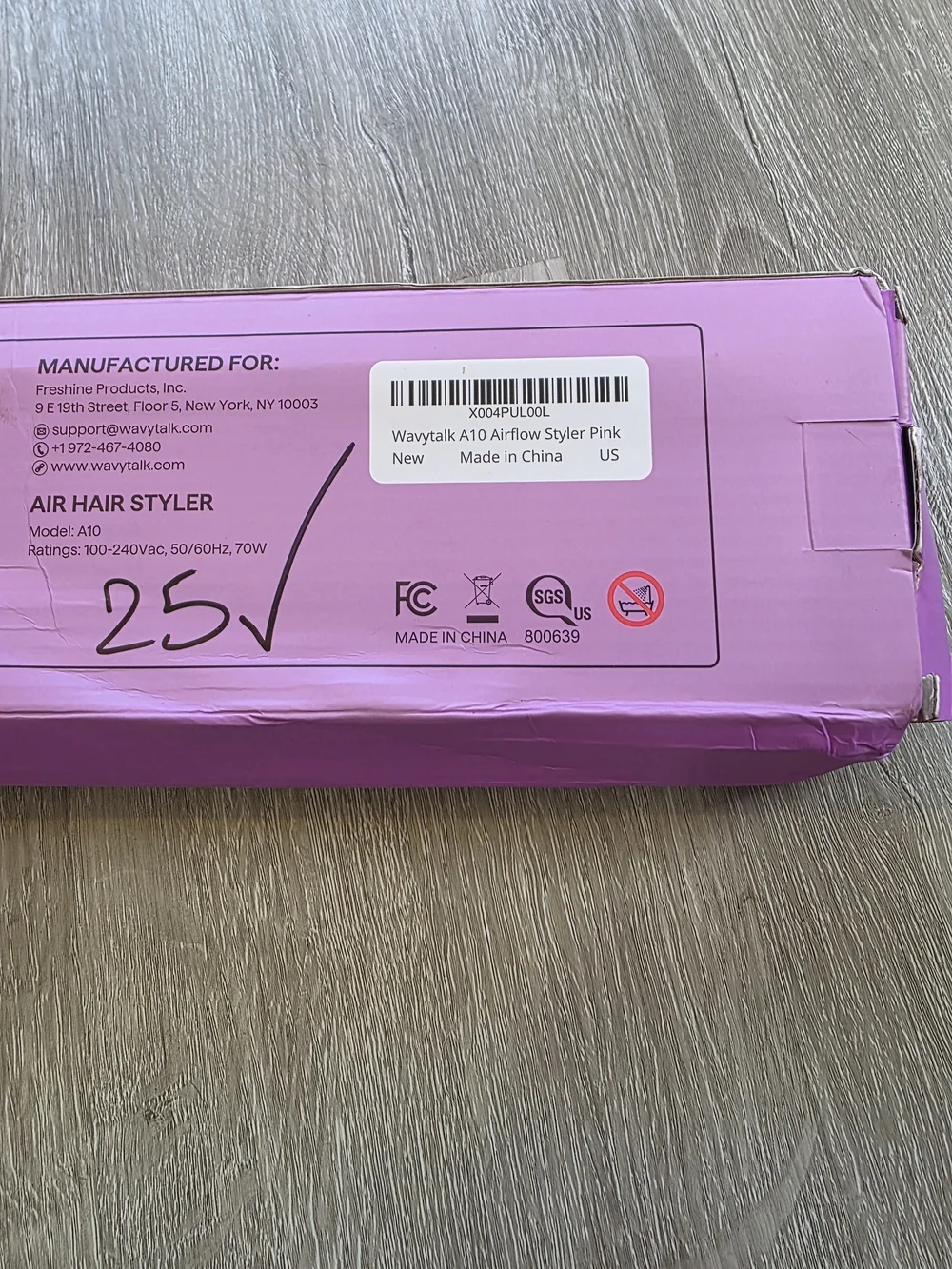WAVYTALK Whirlwind Curl Airflow Styler in Pink